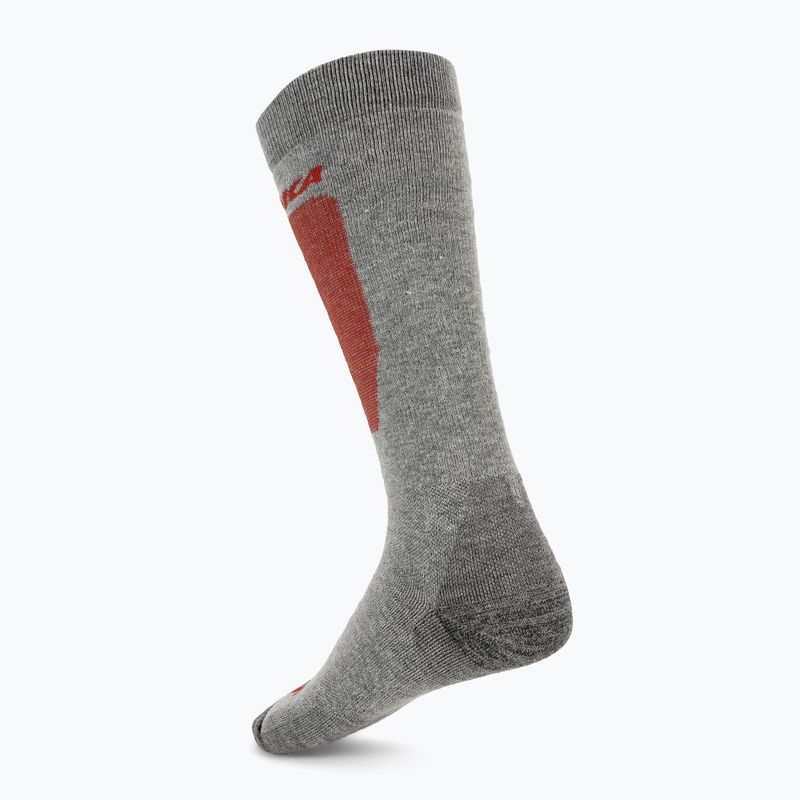Скиорски чорапи Nordica Uni 2.0 2 чифта grey/ red+black/ red 4