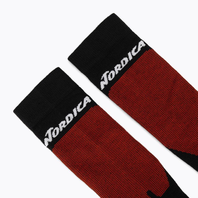 Скиорски чорапи Nordica Uni 2.0 2 чифта grey/ red+black/ red 7