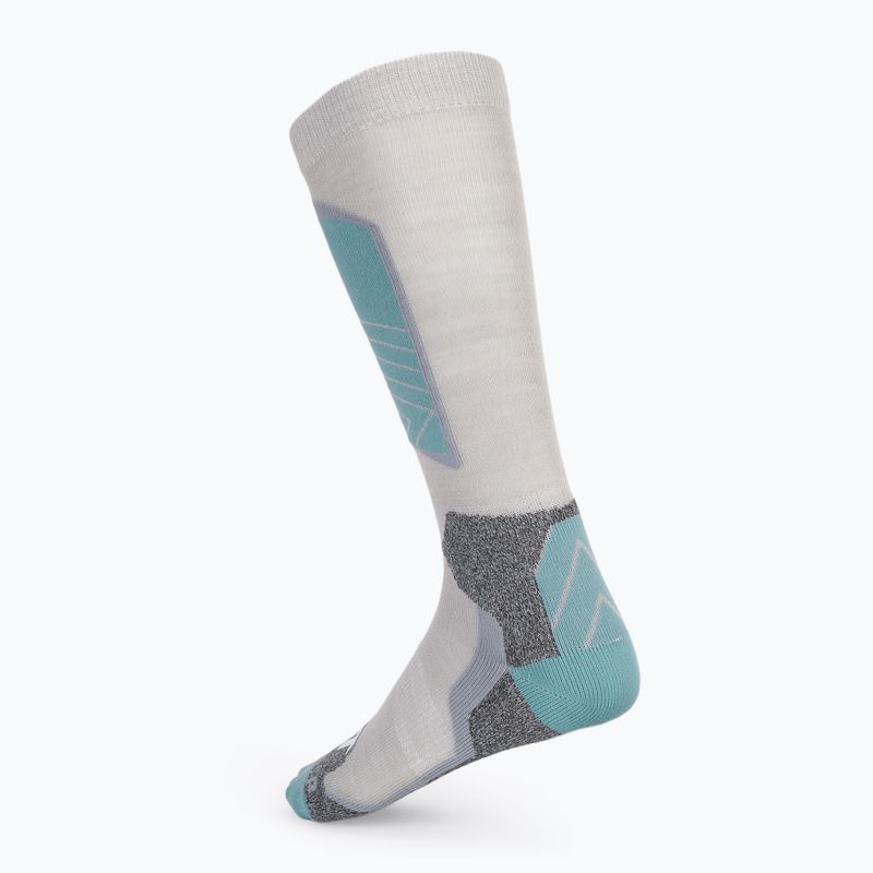 Детски скиорски чорапи Nordica Tech Junior grey/lichen blue/cool grey 2