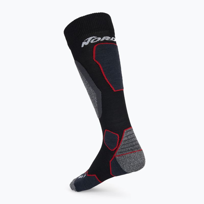 Мъжки скиорски чорапи Nordica High Performance 3.0 black/red/anthra 2