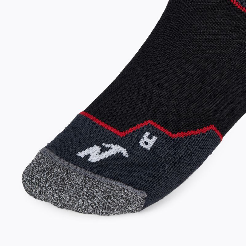 Мъжки скиорски чорапи Nordica High Performance 3.0 black/red/anthra 3