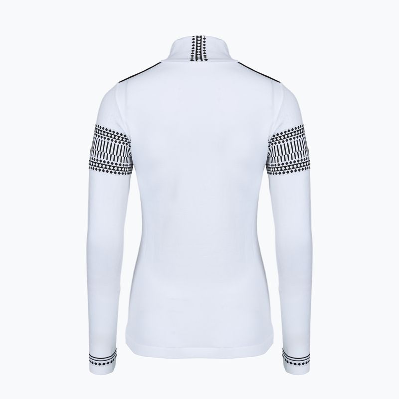 Дамски термо суитшърт Newland Danica white/black 2