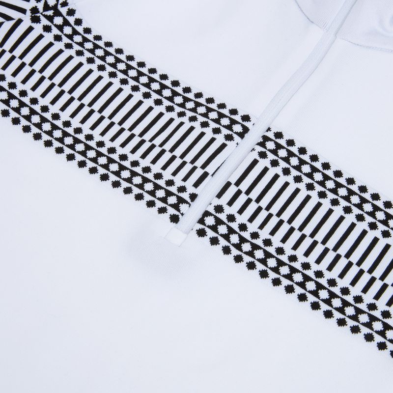 Дамски термо суитшърт Newland Danica white/black 3