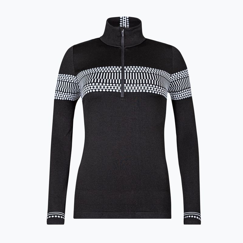 Дамски термо суитшърт Newland Danica black/white