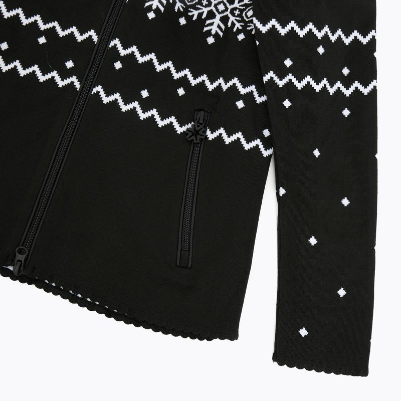 Дамски термо суитшърт Newland Guenda Full Zip black/white 4