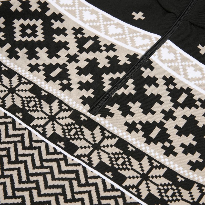 Дамски термо суитшърт Newland Kristel Half Zip black/stone 3