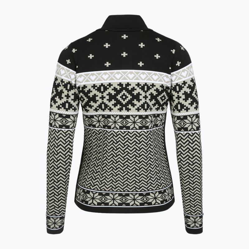 Дамски термо суитшърт Newland Kylie Full Zip black/stone 2