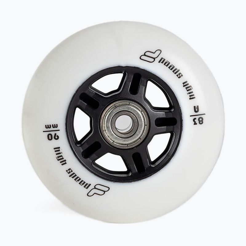 Колела за ролери с лагери FILA Wheels+A9+Alus 8mm white