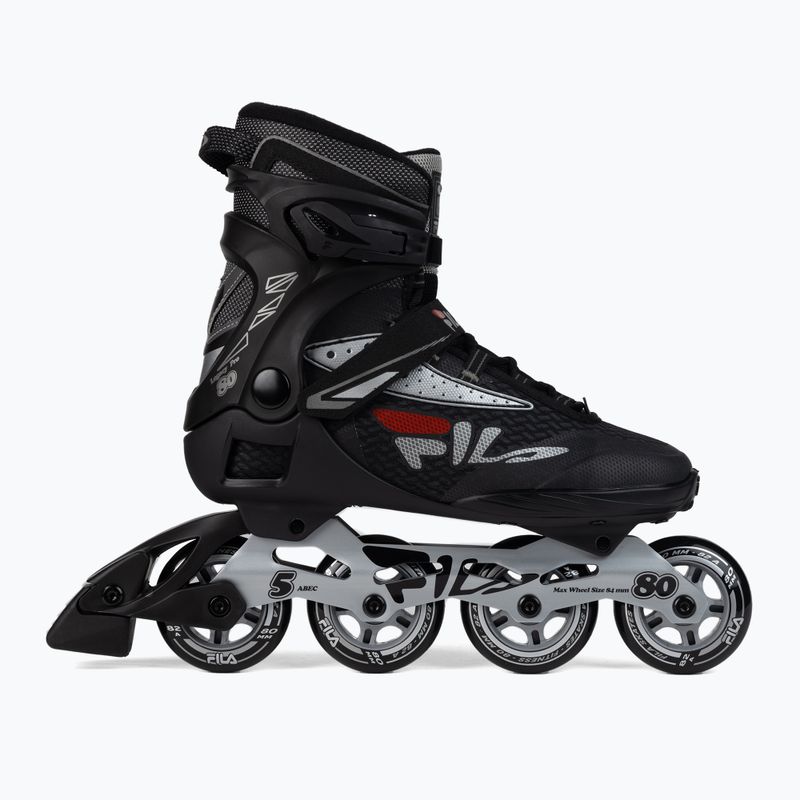 Мъжки ролкови кънки FILA Legacy Pro 80 black/silver/red 2