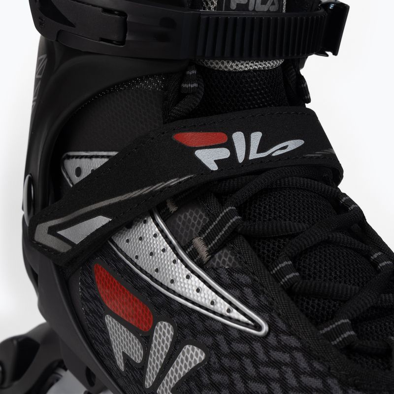 Мъжки ролкови кънки FILA Legacy Pro 80 black/silver/red 5