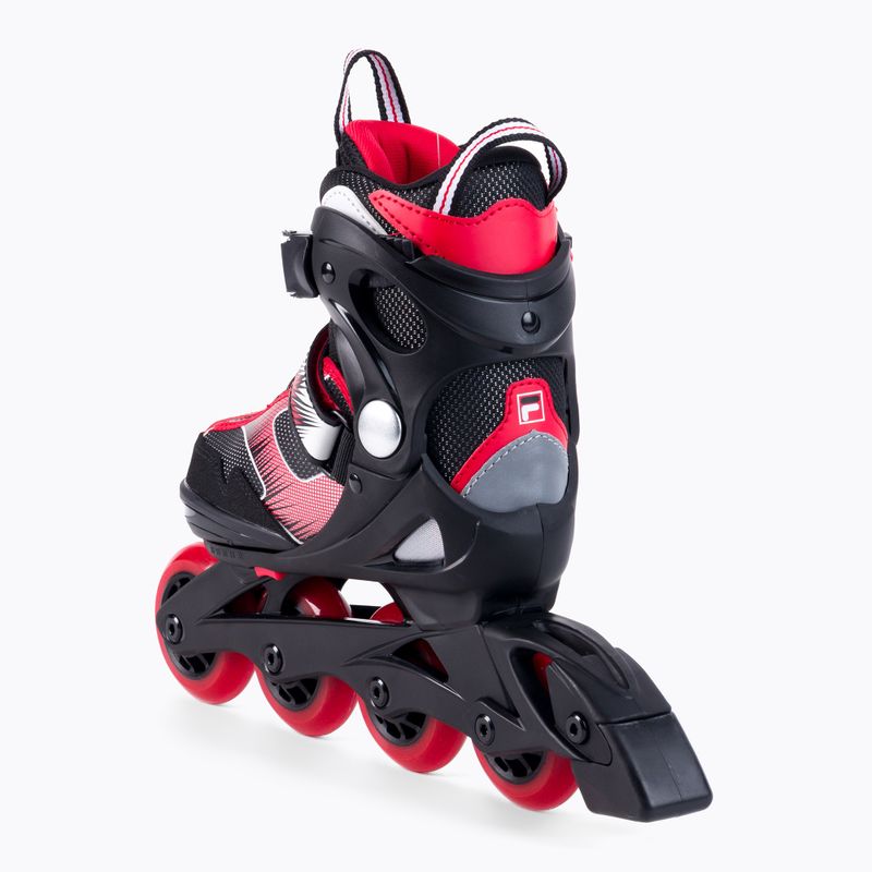 Детски ролкови кънки FILA J One black/red 4