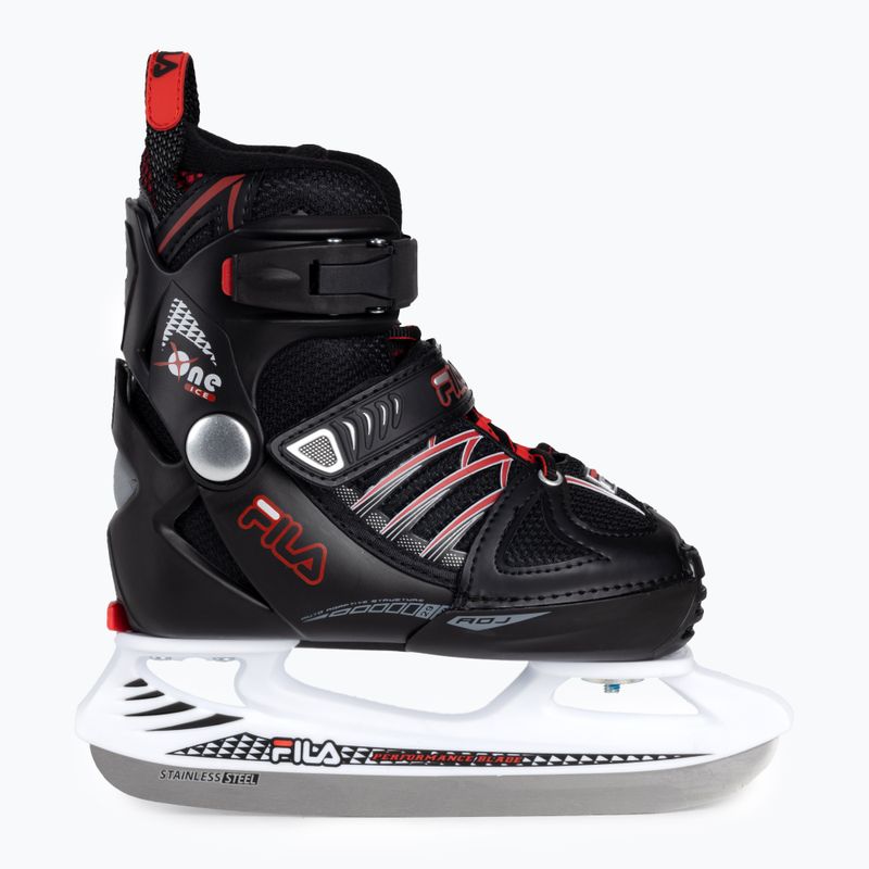 Детски кънки FILA X-One black/red 2
