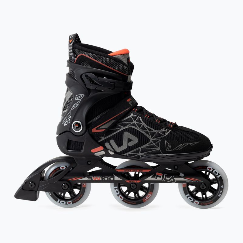 Мъжки ролкови кънки FILA Legacy Pro 100 black/red 2
