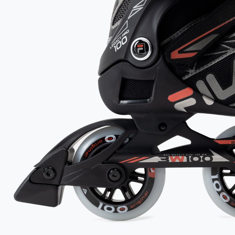 Мъжки ролкови кънки FILA Legacy Pro 100 black/red 6