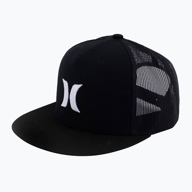 Мъжка шапка Hurley Icon Solid Flat Trucker black