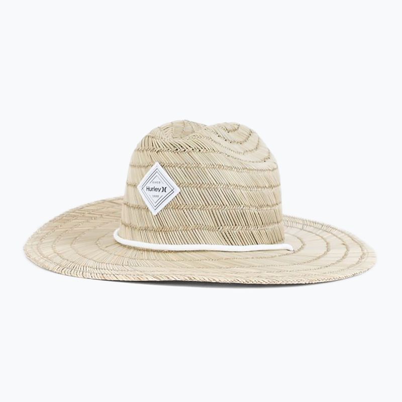Дамска шапка Hurley Diamond Straw в цвят каки