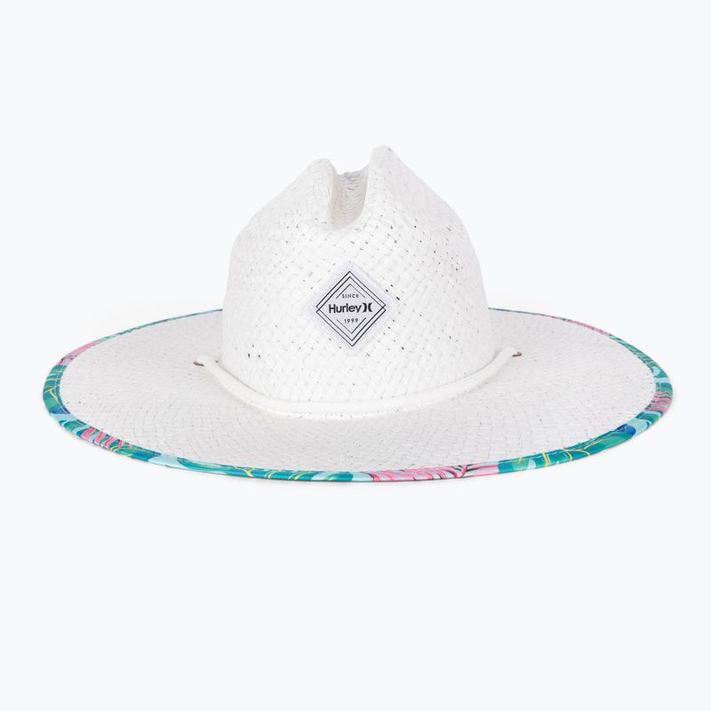 Дамска шапка с периферия Hurley Diamond Straw celestial teal 3