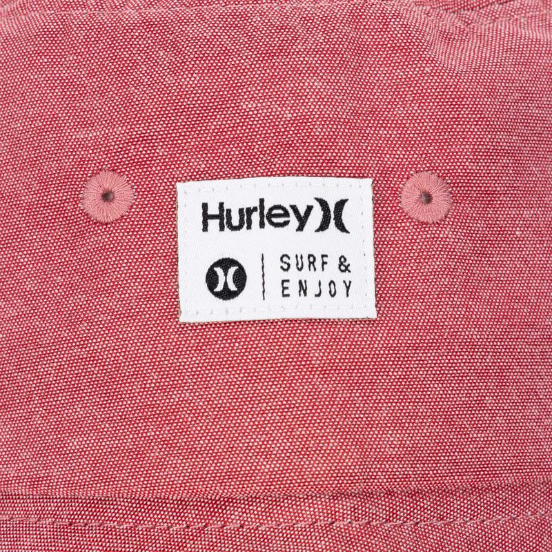 Мъжка шапка с периферия Hurley Chambray red 3