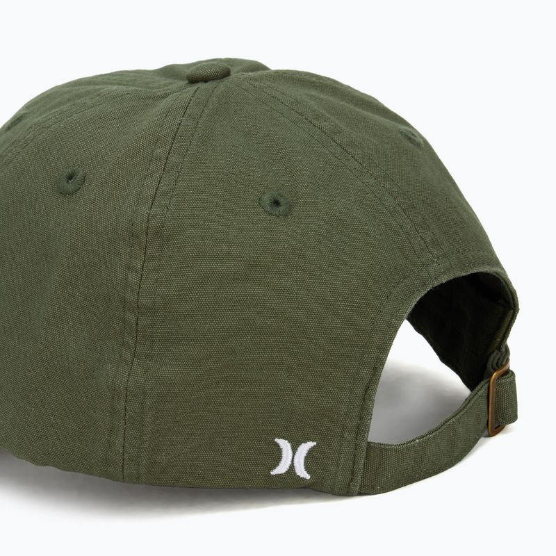 Мъжка бейзболна шапка Hurley Blank Canvas olive 4
