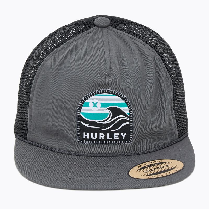 Hurley Mavericks Trucker мъжка бейзболна шапка тъмно сива 2