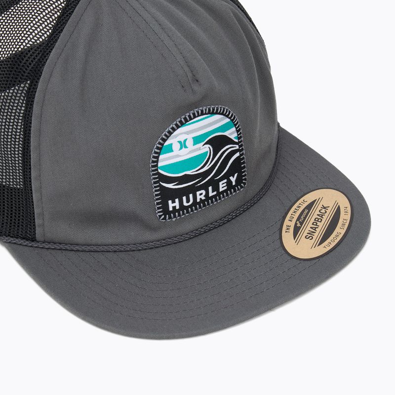 Hurley Mavericks Trucker мъжка бейзболна шапка тъмно сива 3