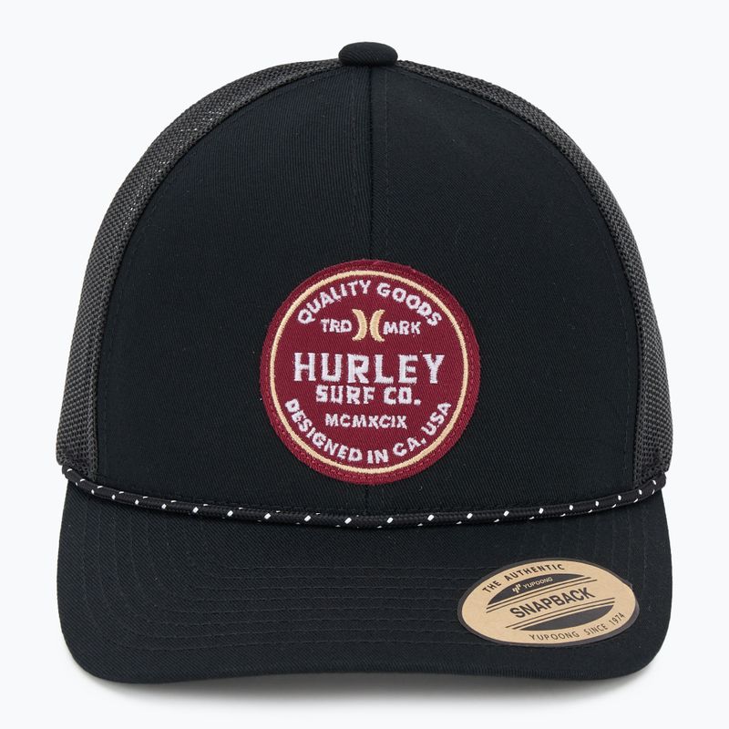 Hurley Jetties Trucker мъжка бейзболна шапка черна 2