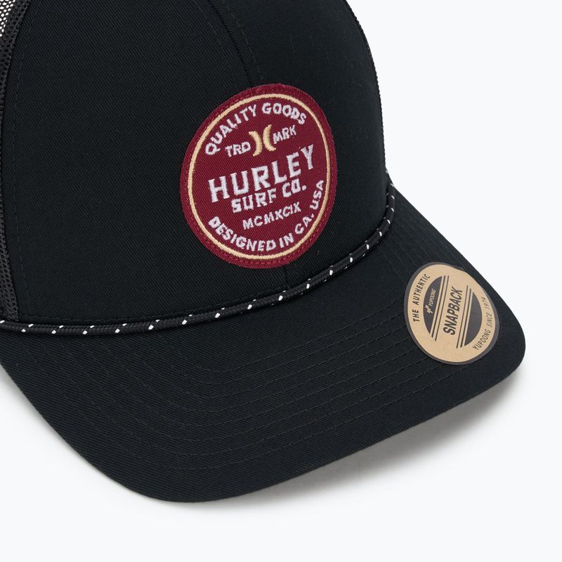 Hurley Jetties Trucker мъжка бейзболна шапка черна 3