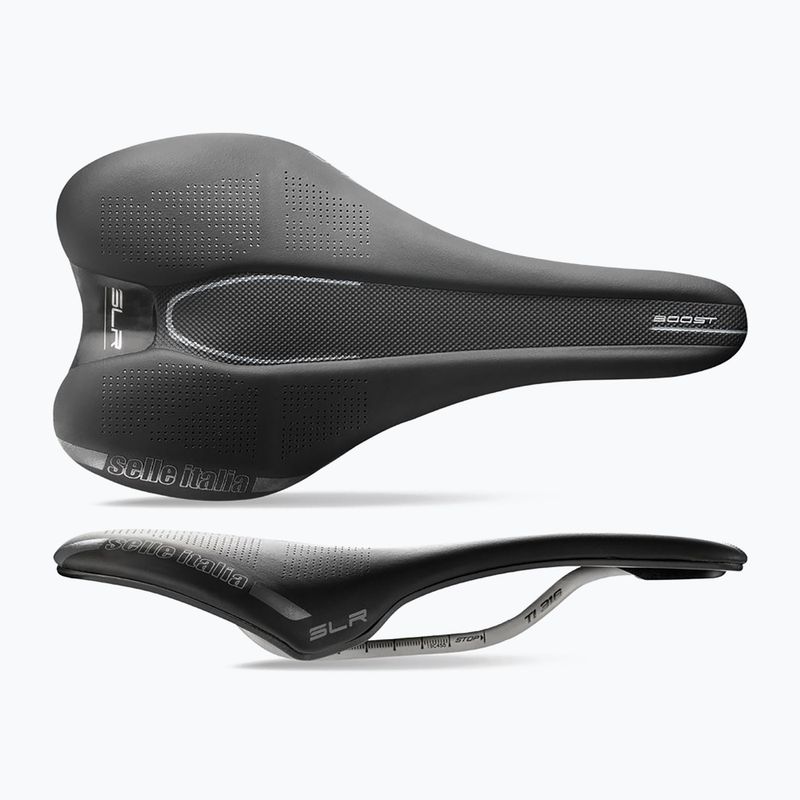 Седло за велосипед Selle Italia Slr Boost Ti 316 Rail Fibra-Tek черно SIT-041A120IKC001 6