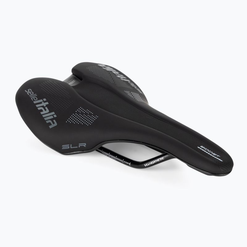 Седло за велосипед Selle Italia Slr Boost Tm Manganese Rail Soft-Tek черно SIT-041A120MHC001