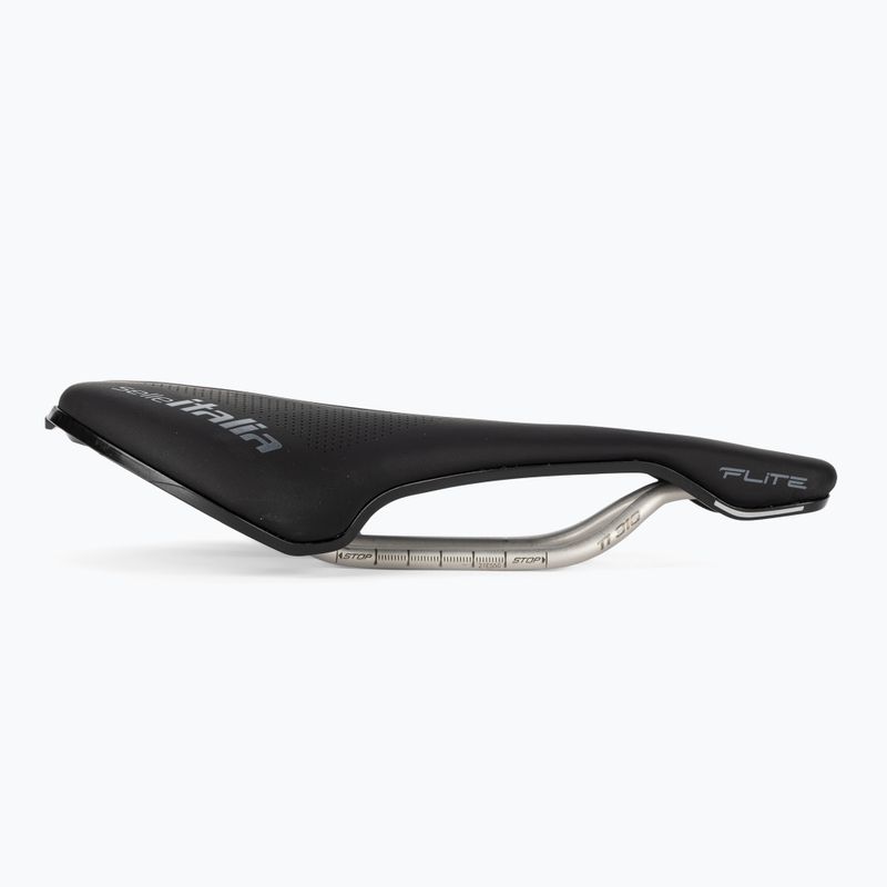 Седло за велосипед Selle Italia Flite Boost Superflow Ti 316 Rail Fibra-Tek черно SIT-017A620IKC001 2