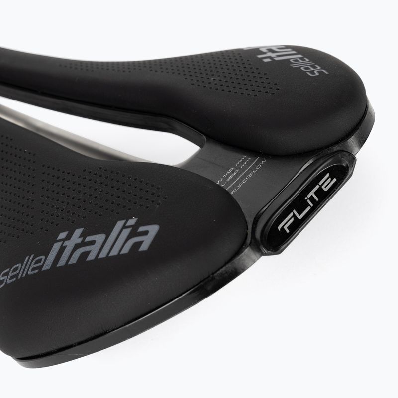 Седло за велосипед Selle Italia Flite Boost Superflow Ti 316 Rail Fibra-Tek черно SIT-017A620IKC001 5