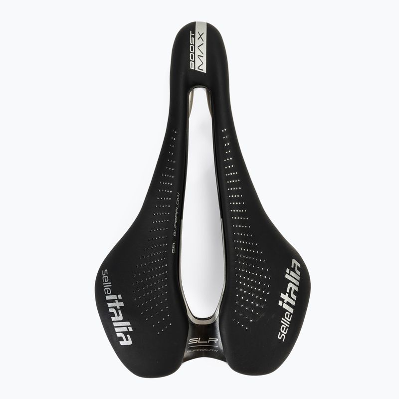 Седалка за велосипед Selle Italia Max SLR Boost Gel Superflow, TI 316 Rail, Fibra-Trek, Light Gel черна 3