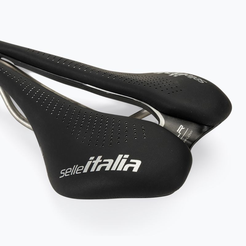 Седалка за велосипед Selle Italia Max SLR Boost Gel Superflow, TI 316 Rail, Fibra-Trek, Light Gel черна 5