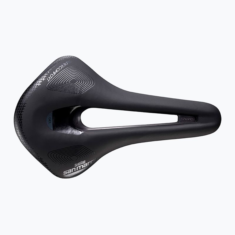 SAN MARCO Shortfit 2.0 Supercomfort Wide Racing Open черно седло за велосипед 2