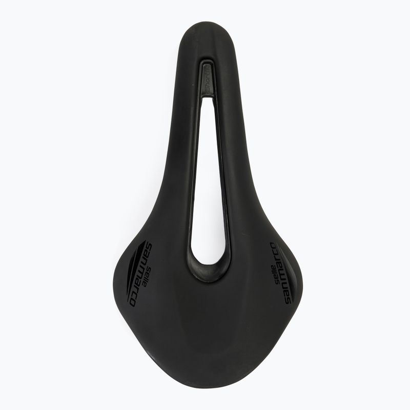 SAN MARCO Shortfit 2.0 Sport Narrow Open черна седалка за велосипед 3