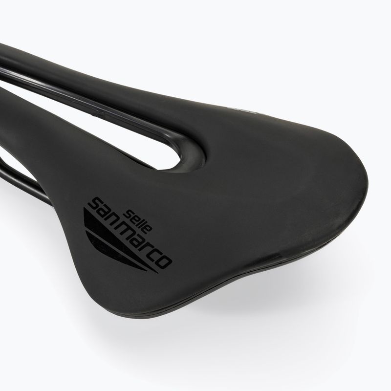 SAN MARCO Shortfit 2.0 Sport Narrow Open черна седалка за велосипед 5