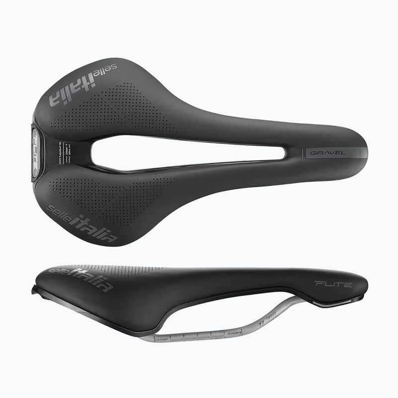 Седалка за велосипед Selle Italia Flite Boost Gravel Superflow, Fibra-Tek, Light Gel black 2