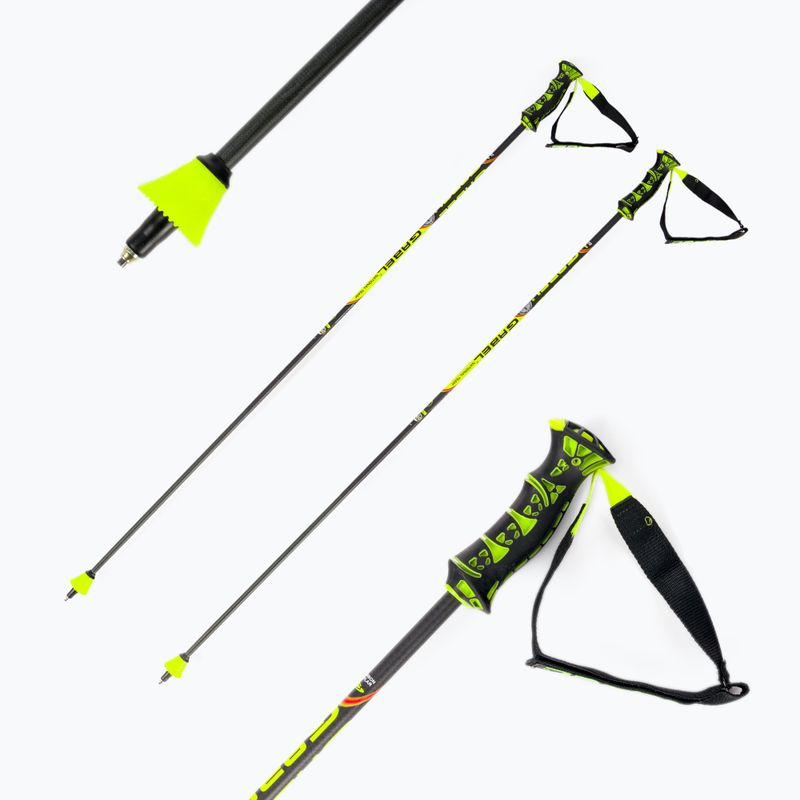 GABEL GS Carbon жълто-черни ски палки 7009181021150 5