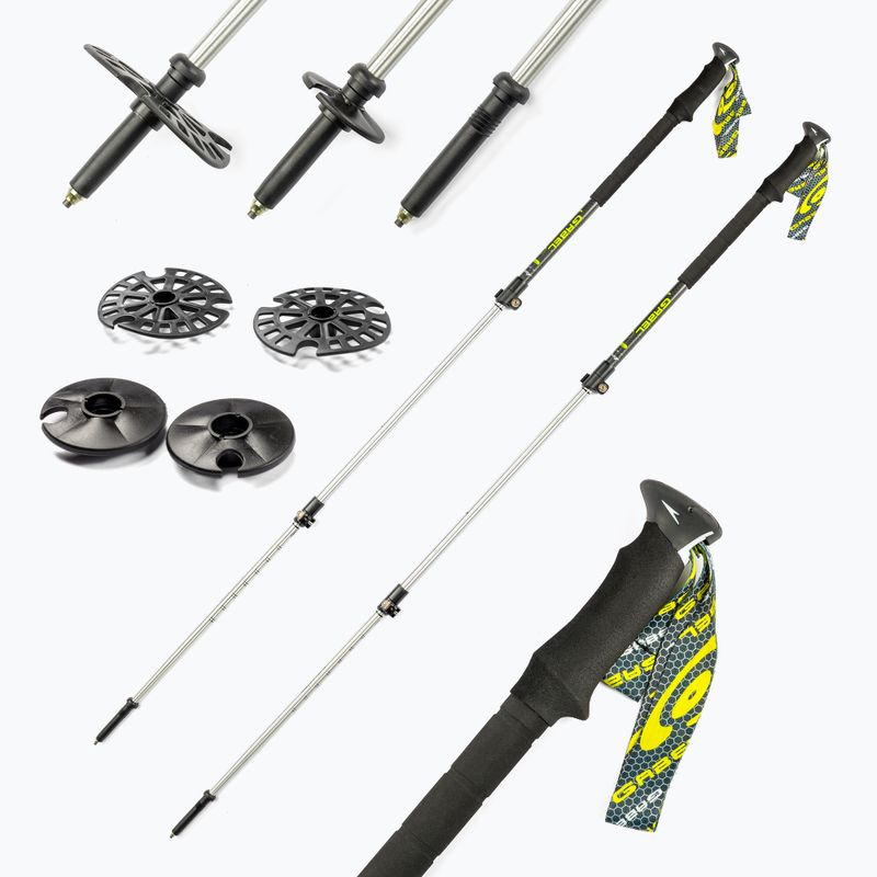 Ключове за трекинг GABEL Multigrip Carbon FAST LOCK czarne 7008450310000 7