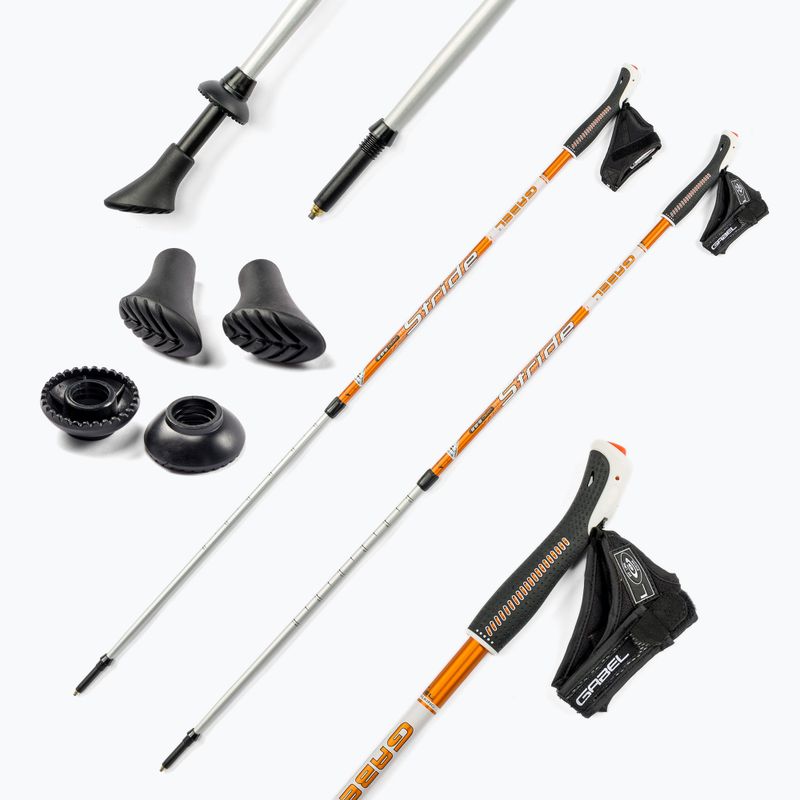 Тояги за скандинавско ходене GABEL Vario S - 9.6 orange 7008350550000 7