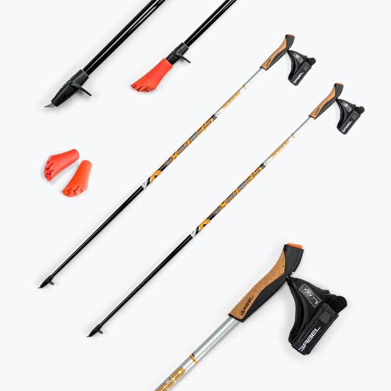Пръти за скандинавско ходене GABEL X-1.35 black 7008361151050 6