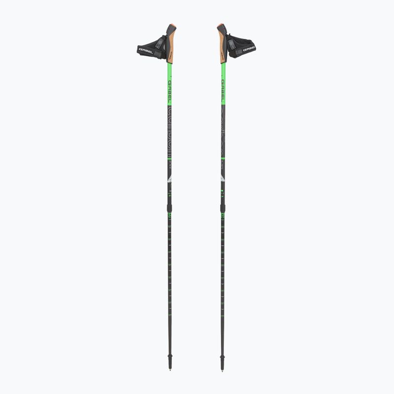 Щеки за скандинавско ходене GABEL Carbon XT 2S 80 F.L. black/lime