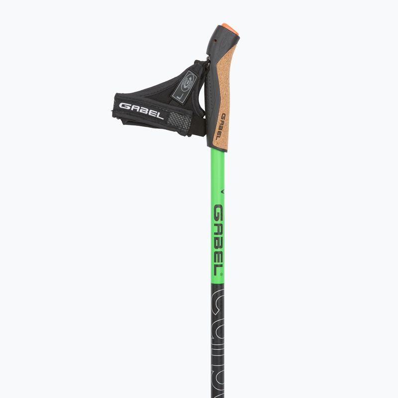 Щеки за скандинавско ходене GABEL Carbon XT 2S 80 F.L. black/lime 2