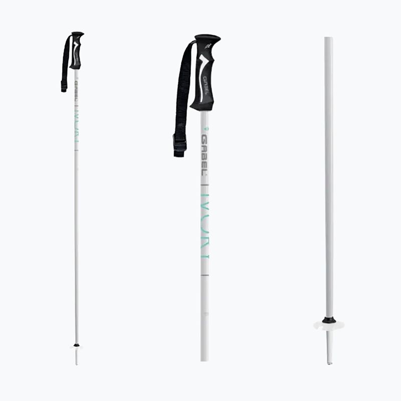 Скиорски щеки GABEL Ivory white/aqua 2