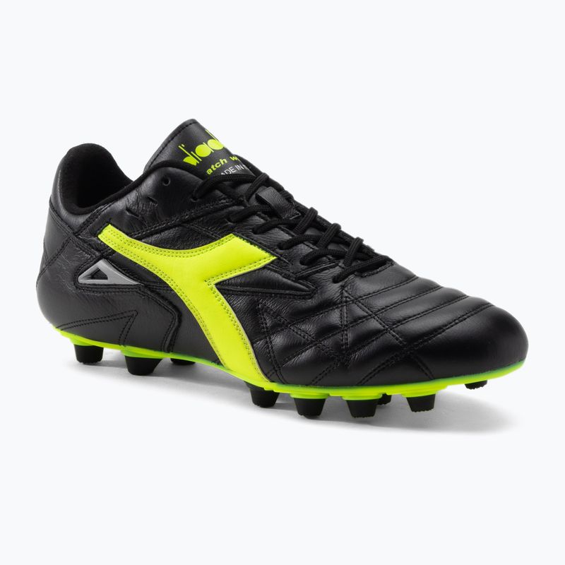 Мъжки футболни обувки Diadora Match Winner RB Italy LT MDPU black-green DD-101.172363-C0004