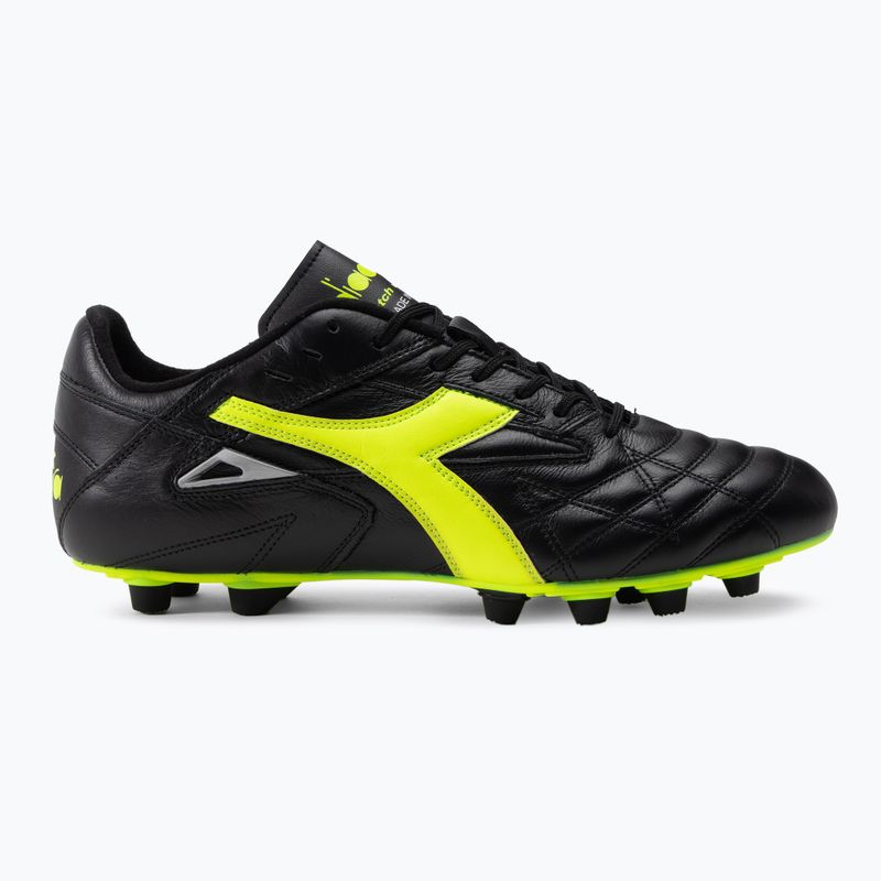 Мъжки футболни обувки Diadora Match Winner RB Italy LT MDPU black-green DD-101.172363-C0004 2