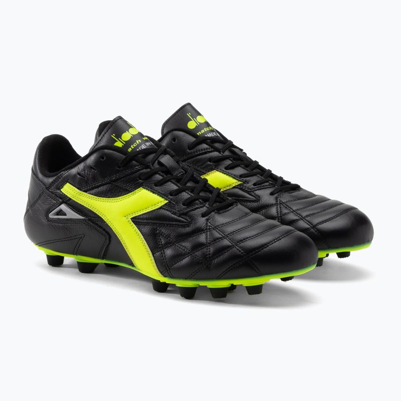 Мъжки футболни обувки Diadora Match Winner RB Italy LT MDPU black-green DD-101.172363-C0004 5