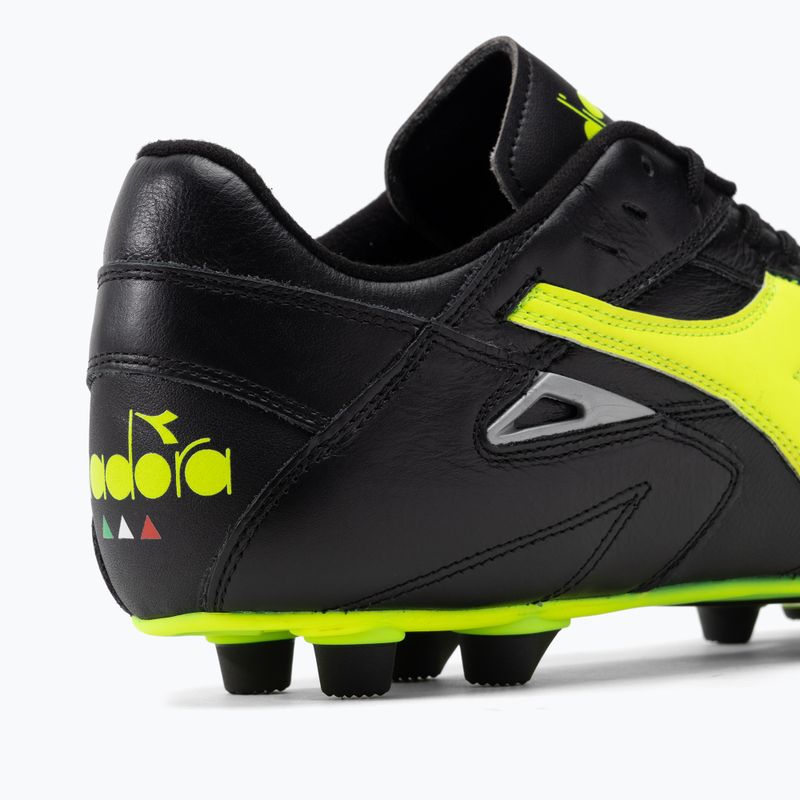 Мъжки футболни обувки Diadora Match Winner RB Italy LT MDPU black-green DD-101.172363-C0004 9