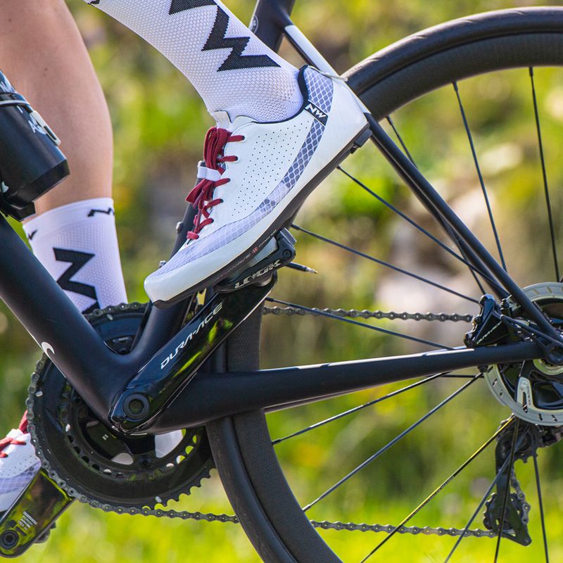 Мъжки обувки за шосейно колоездене Northwave Mistral white 5