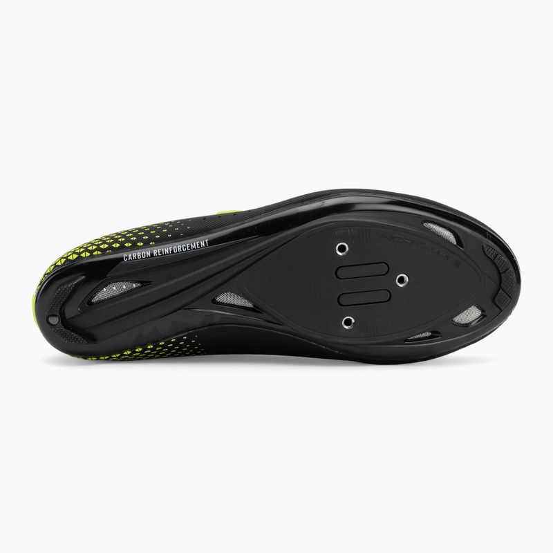 Мъжки обувки за шосе Northwave Core Plus 2 black/yellow fluo 4